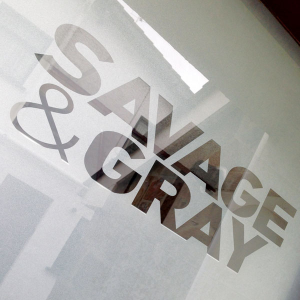 Savage and Gray Design Logo